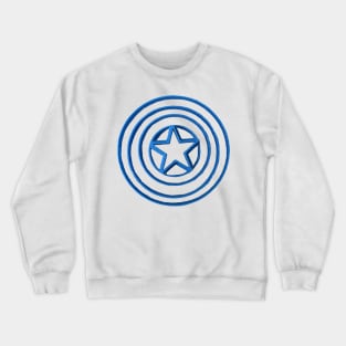 Captain America blue Crewneck Sweatshirt